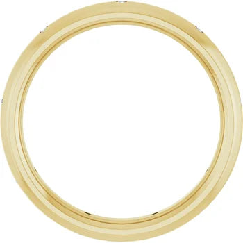 10K Gold 1 mm Round Band