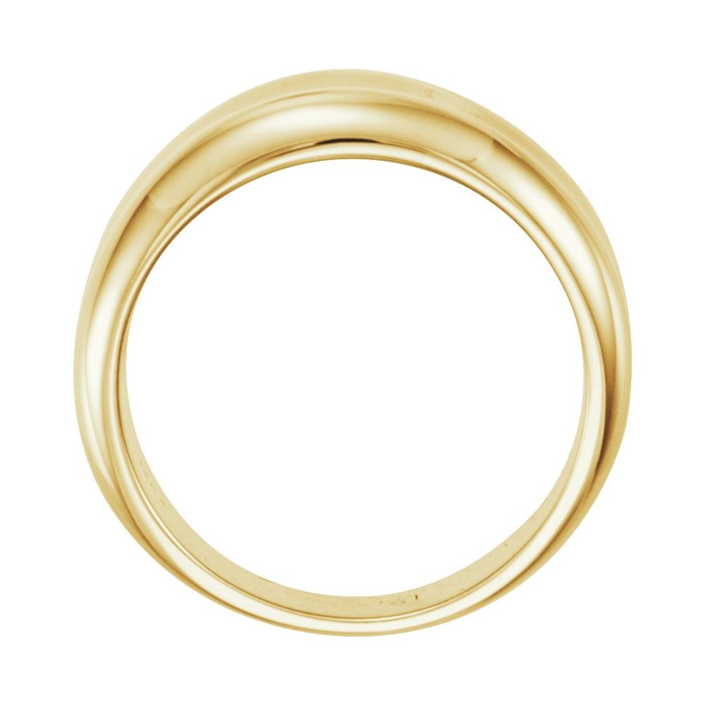 14k Yellow Gold Concave Ring