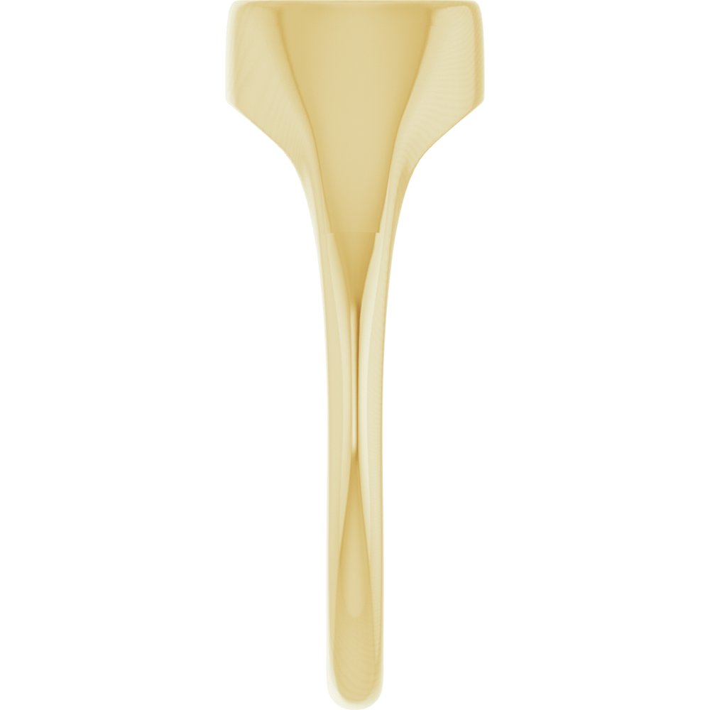 14K Yellow Natural Garnet Signet Ring