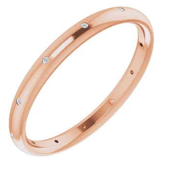 10K Gold 1 mm Round Band