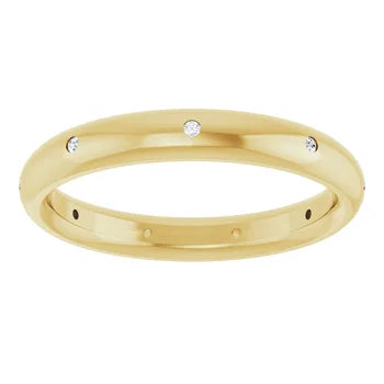 10K Gold 1 mm Round Band