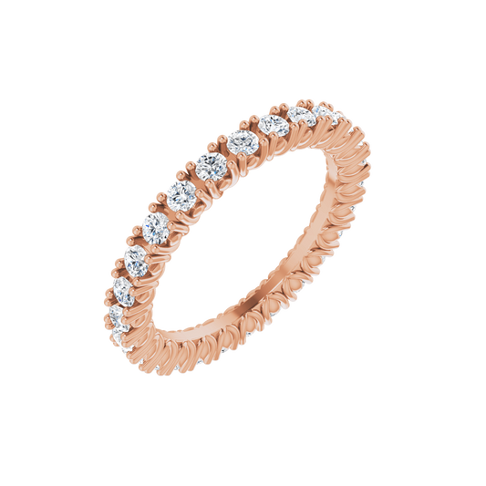 14K 3/4 CTW Lab-Grown Diamond Eternity Band