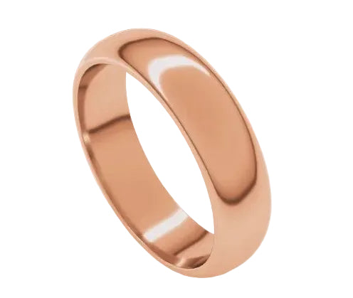 14k Yellow Gold 5mm Classic Wedding Band