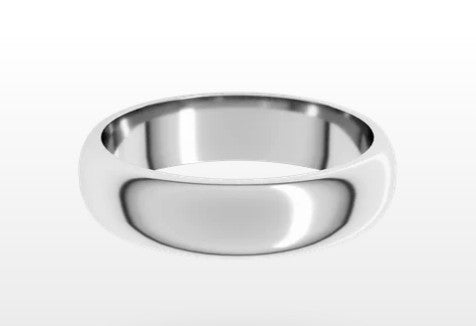 14k Yellow Gold 5mm Classic Wedding Band