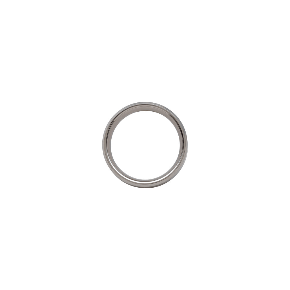 Tungsten 8 mm Beveled-Edge Carbon Fiber Inlay Comfort-Fit Band