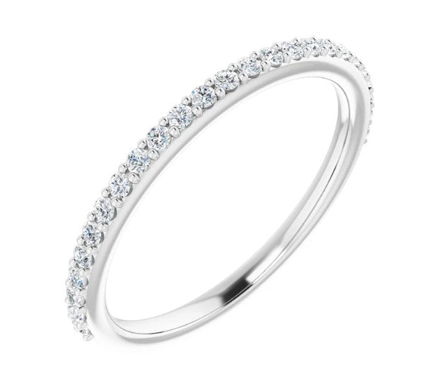 14k White Gold Classic Solitaire Engagement Ring with 1ct Brilliant Cut Diamond